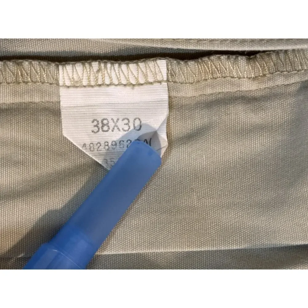 Polo Ralph Lauren Ethan Men's Beige Pleated Chino Pants 38x30 Classic Fit LY22